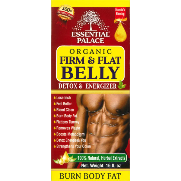 Essential Palace Organic Firm and Flat Belly Detox and Energizer Burns Fat Flattens Tummy 16 OZ front
