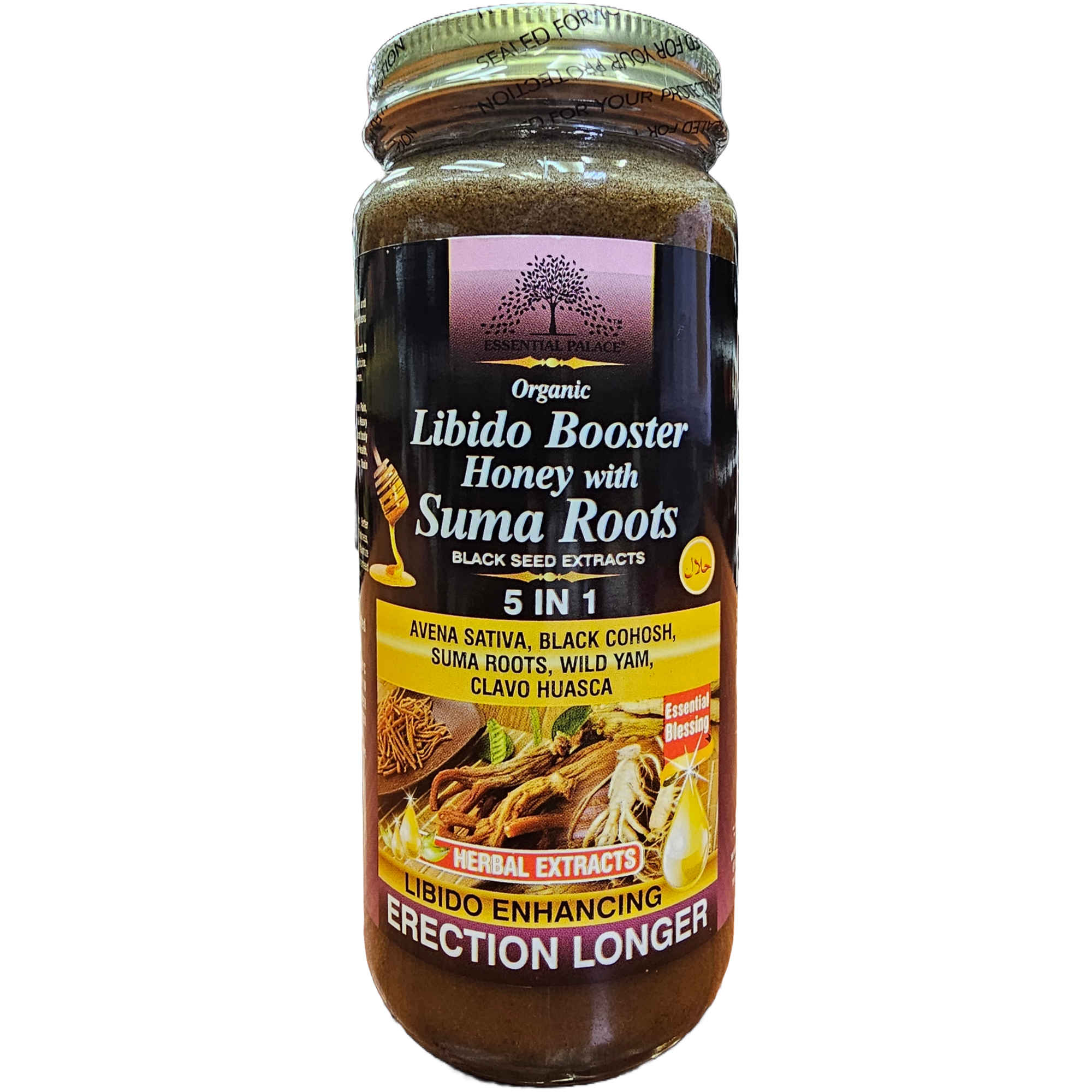 Essential Palace Organic Libido Booster Honey Front