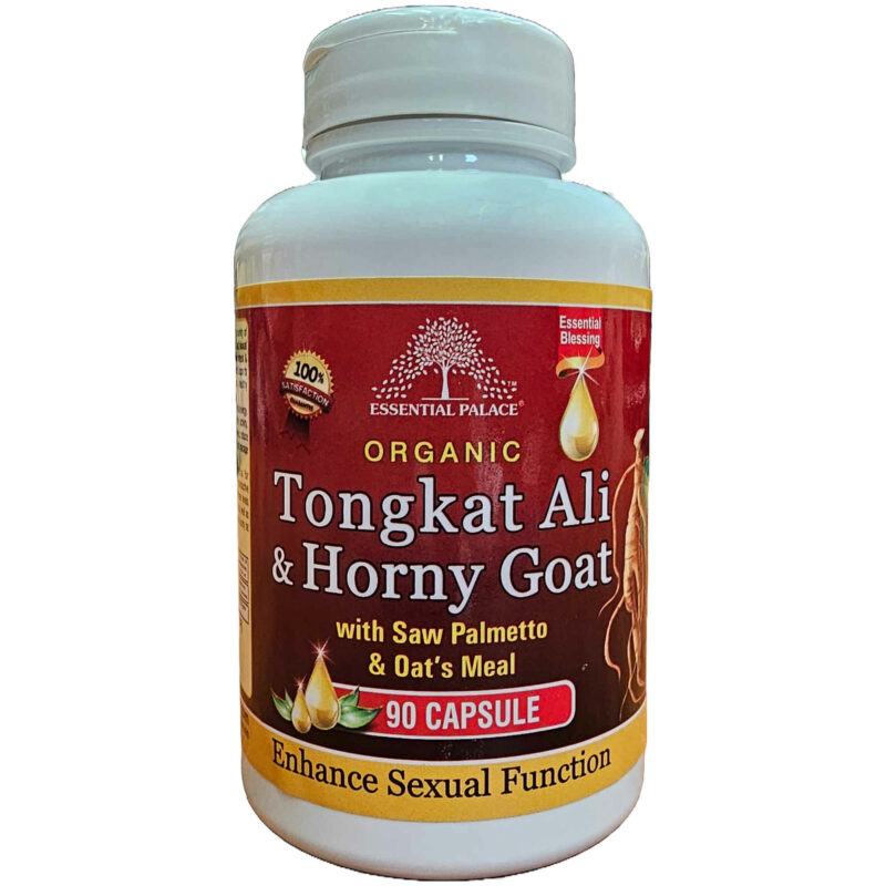 Essential Palace Tongkat Ali and Horny Goat Capsule Front